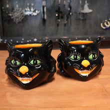 Load image into Gallery viewer, Vintage cat mug
