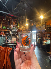 Load image into Gallery viewer, Clear Shot Glass with Witch
