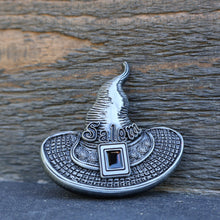 Load image into Gallery viewer, Bedazzled Witch Hat Magnet
