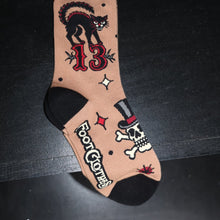 Load image into Gallery viewer, Superstitious Ink Crew Socks
