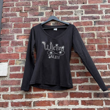 Load image into Gallery viewer, Bedazzled long sleeve v-neck
