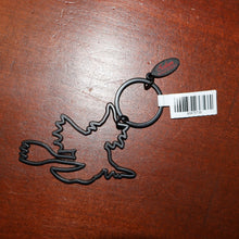 Load image into Gallery viewer, Black Flying Witch Keychain
