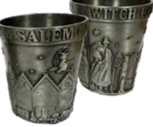 Load image into Gallery viewer, Metal Collage Shotglass
