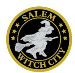 Load image into Gallery viewer, Metal Salem witch magnet
